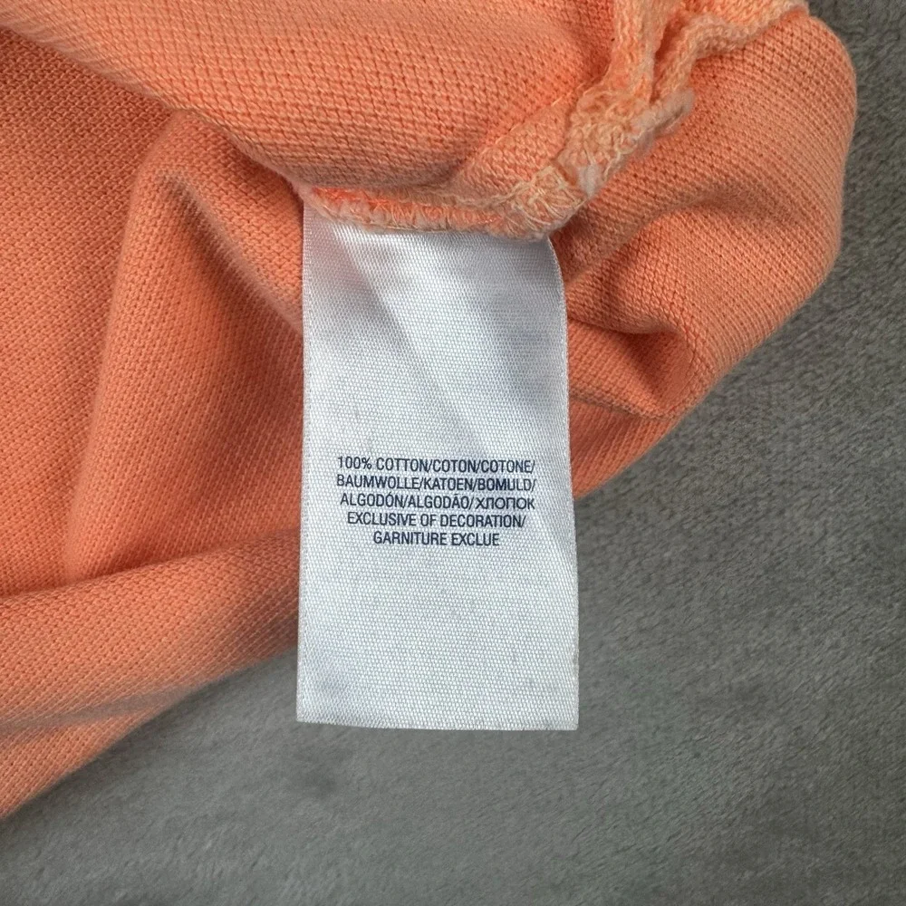 Polo Ralph Lauren Polo Shirt Youth Large 14-16 Orange Short Sleeve Cotton Casual - Picture 6 of 7